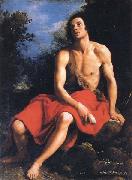 Cristofano Allori St.John the Baptist in the Desert oil painting